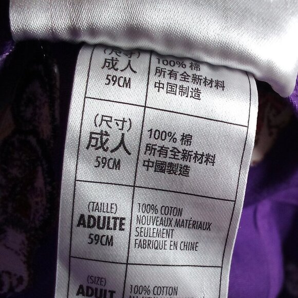 Vintage Disney Parks Mighty Villains Strap Back Hat Cap - Picture 8 of 8